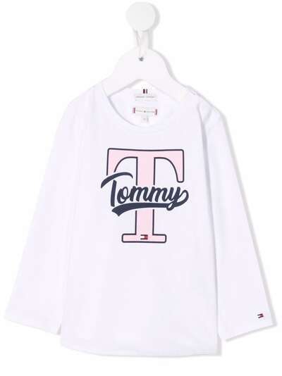 Tommy Hilfiger Junior топ с длинными рукавами и логотипом