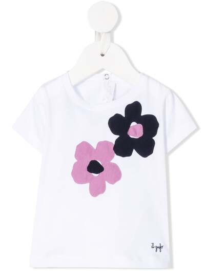 Il Gufo футболка с цветочным принтом
