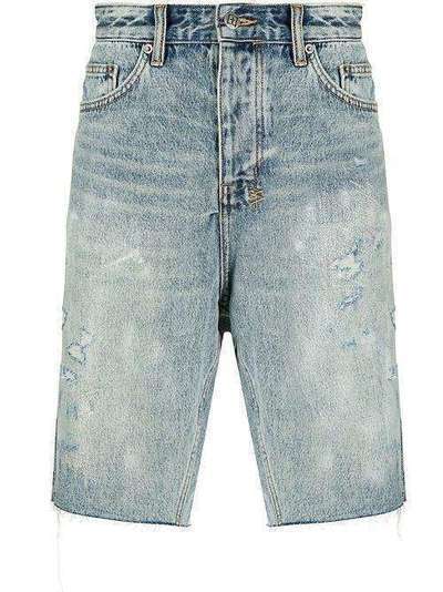 Ksubi джинсовые шорты с эффектом потертости 5000004597