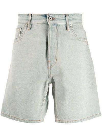 Just Cavalli джинсовые шорты с эффектом потертости S01MU0065N31735