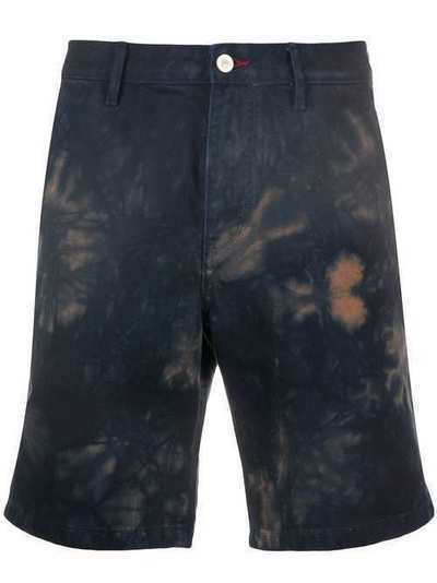PS Paul Smith джинсовые шорты с принтом тай-дай M2R035RA20874