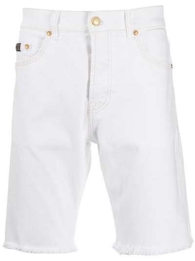 Versace Jeans Couture джинсовые шорты с нашивкой-логотипом A4GVA17IVUP507003