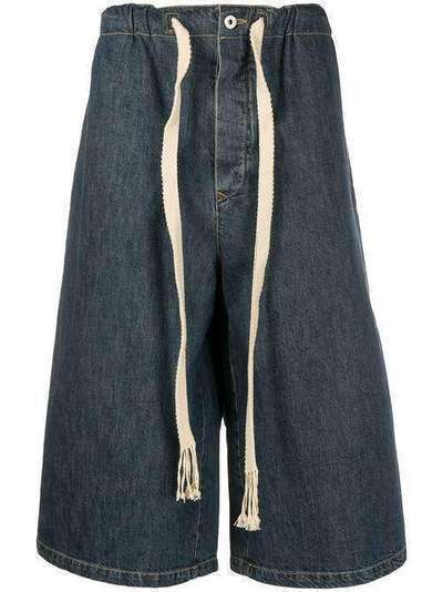 Loewe джинсовые шорты с кулиской H2102651IB