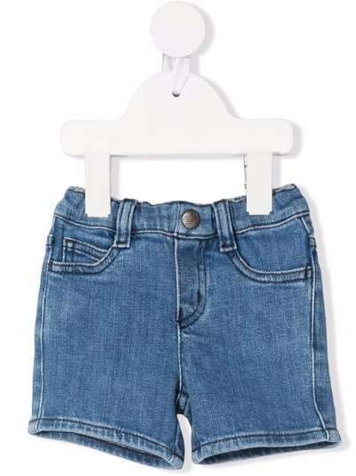 Emporio Armani Kids джинсовые шорты прямого кроя