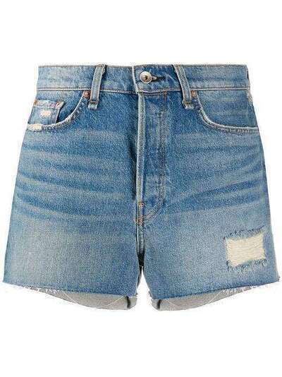Rag & Bone джинсовые шорты с эффектом потертости WDD20S1902B1RH