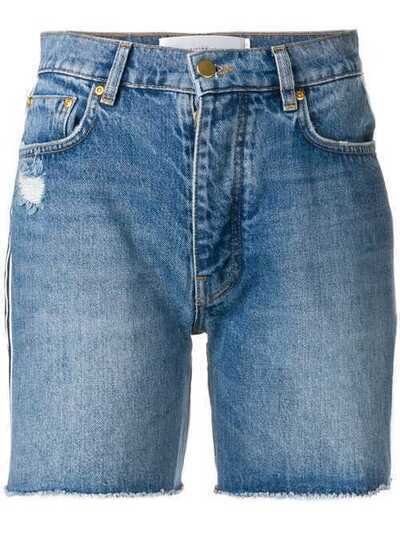 Victoria Victoria Beckham джинсовые шорты с лампасами VBS190514