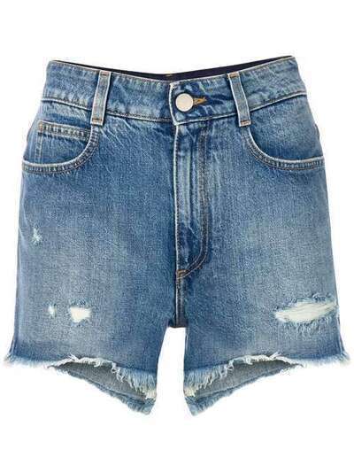 Stella McCartney состаренные джинсовые шорты 511237SKH39