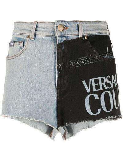 Versace Jeans Couture джинсовые шорты со вставками A3HVA18GAOB57