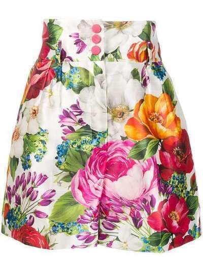 Dolce & Gabbana шорты с цветочным принтом FTBPJTIS1AJ