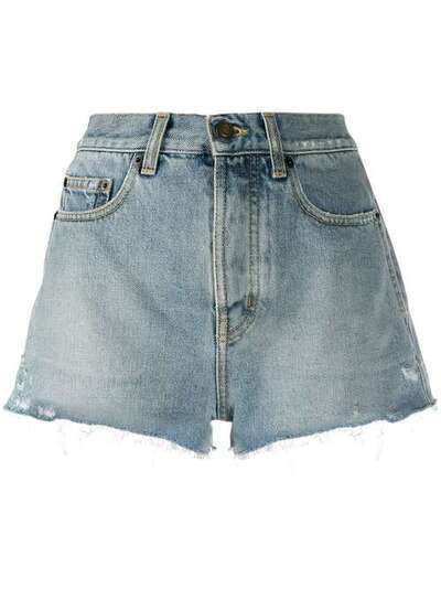 Saint Laurent короткие джинсовые шорты