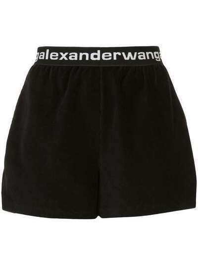 Alexander Wang вельветовые шорты с завышенной талией 4CC1204011