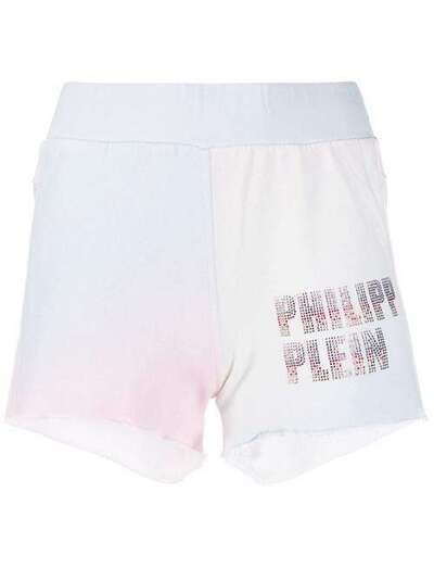 Philipp Plein шорты с логотипом и кристаллами S19CWJT0757PJO002N