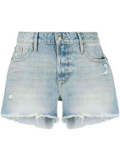 FRAME джинсовые шорты с бахромой LGGSHRB385A
