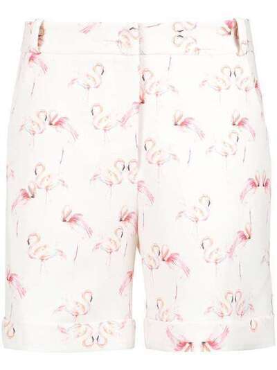 Olympiah flamingo print tailored shorts 118501E