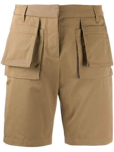 Frankie Morello фактурные шорты с карманами FWS0180BE4036