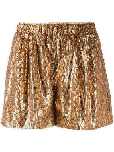 Twin-Set high-waisted sequinned shorts 201MT2172