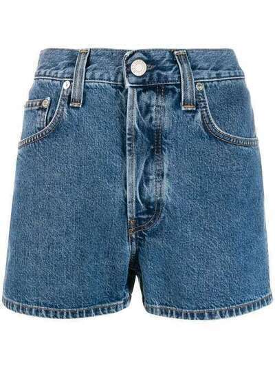 Helmut Lang джинсовые шорты с завышенной талией J04DW211DYE5