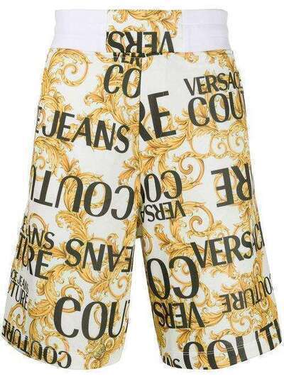 Versace Jeans Couture шорты с принтом Logo Baroque A4GVA115S0631