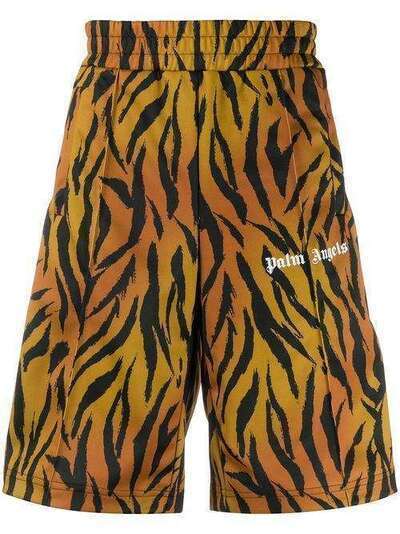 Palm Angels шорты с тигровым принтом PMCB011E20FAB0016001