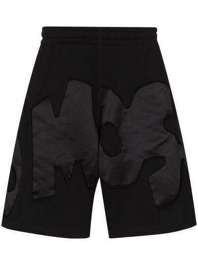 Moschino спортивные шорты с аппликацией логотипа A03337027