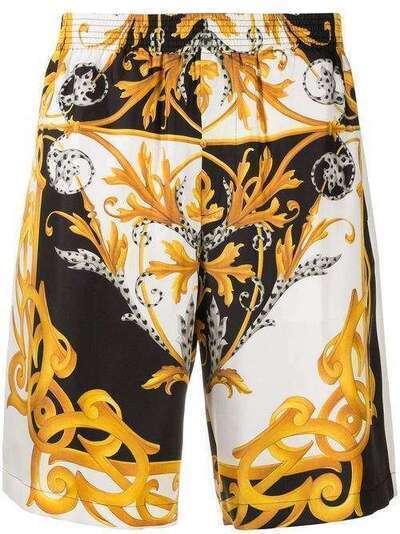 Versace шорты с принтом Baroque A86432A235781