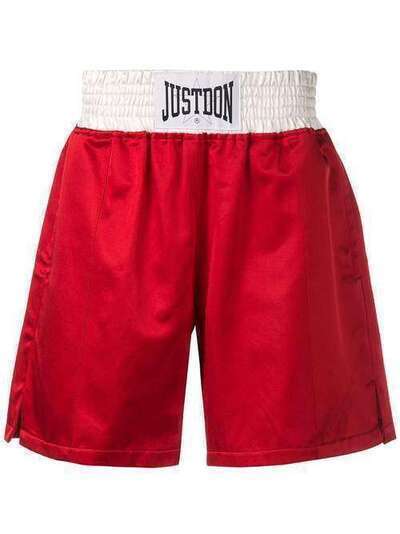 Just Don боксерские шорты с нашивкой-логотипом BTBRED