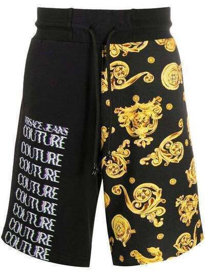 Versace Jeans Couture шорты с кулиской и принтом Baroque A4GVB1F5SN500