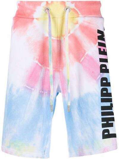 Philipp Plein спортивные шорты с принтом тай-дай P20CMJT1611PJO002N
