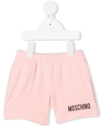 Moschino Kids спортивные шорты с логотипом