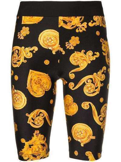 Versace Jeans Couture Barocco print cycling shorts D5HVB164S0775