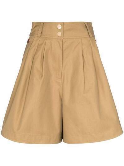 See by Chloé high-waisted button shorts CHS20USH023