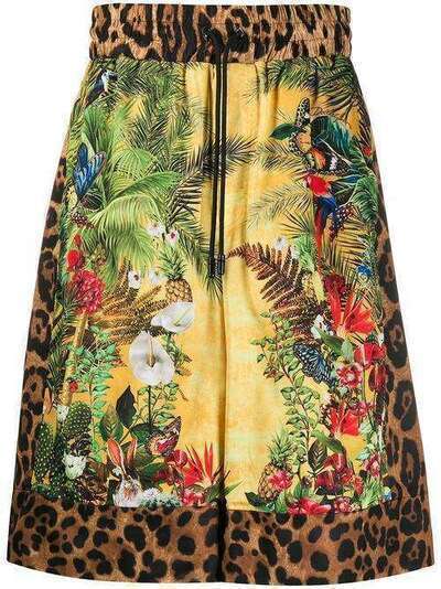 Dolce & Gabbana шорты свободного кроя с принтом Safari GW9PATHHM4M