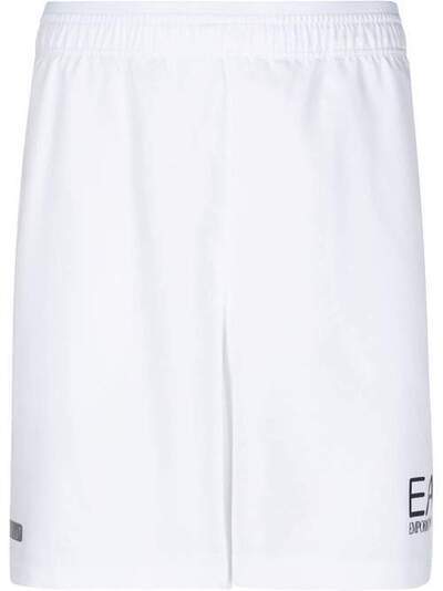 Ea7 Emporio Armani шорты с вышитым логотипом 3HPS06PN33Z