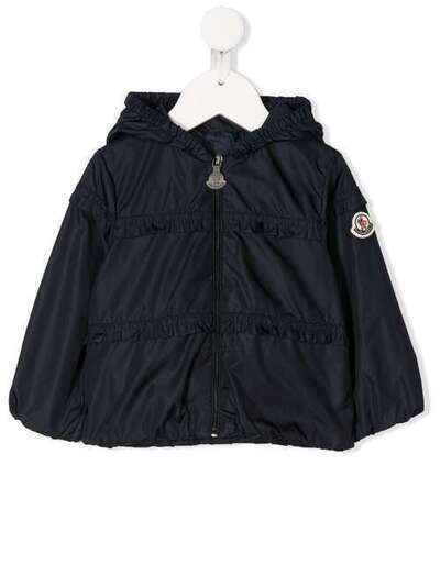 Moncler Kids куртка с капюшоном и оборками F19511A7081054155