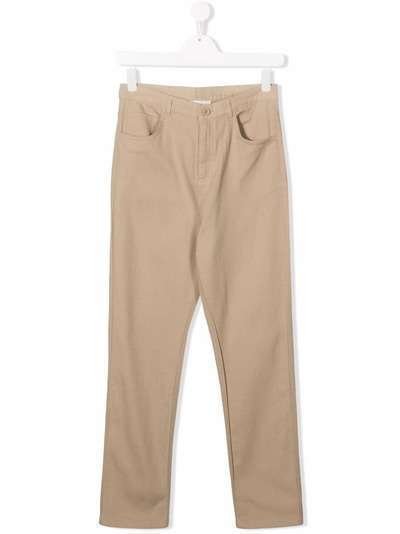 Douuod Kids TEEN straight-leg cotton chino trousers