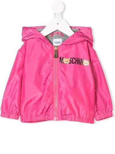 Moschino Kids куртка на молнии с логотипом MUS01HL3A12