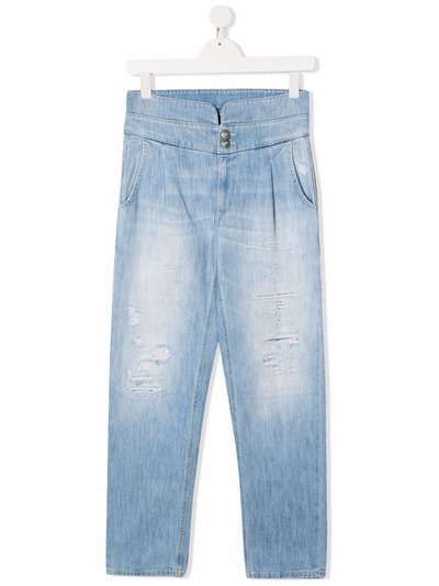 DONDUP KIDS прямые джинсы средней посадки