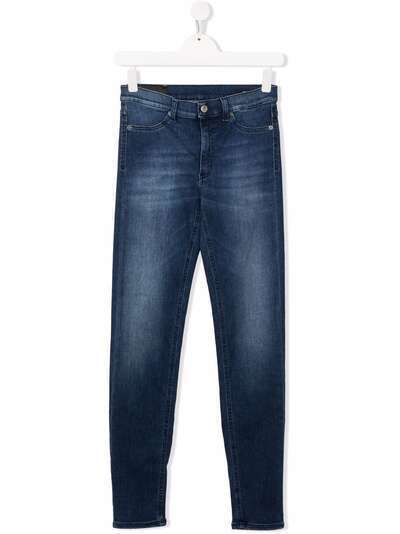 DONDUP KIDS джинсы с эффектом потертости