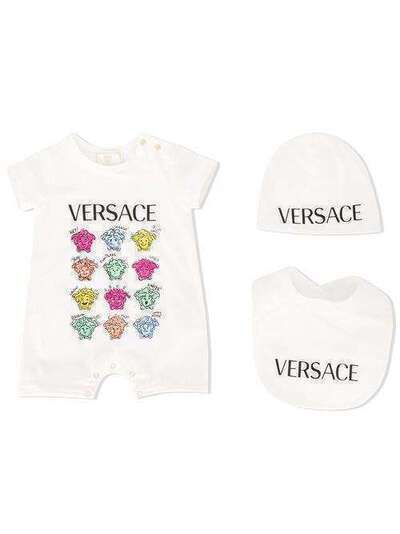 Young Versace комплект с боди, шапкой и нагрудником YE000153YA00019