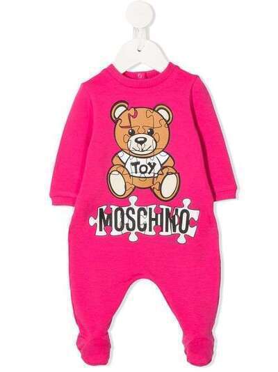 Moschino Kids ромпер с логотипом