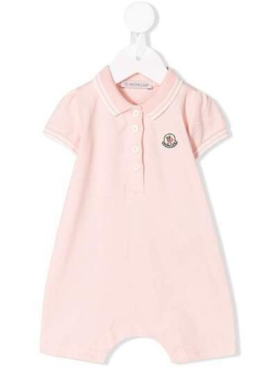 Moncler Kids ромпер-поло 85682058496F