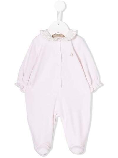 La Stupenderia ruffled neck babygrow LITT02