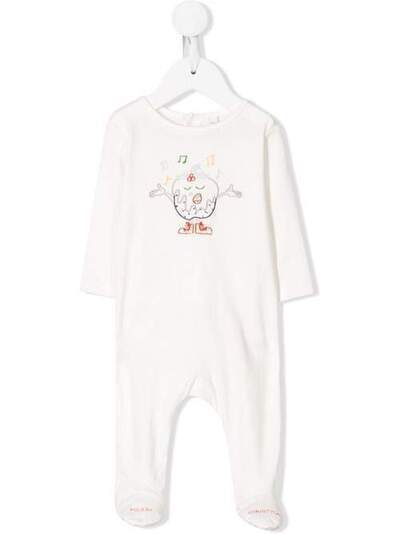Stella McCartney Kids пижамный комбинезон с вышивкой 566818SNJF2