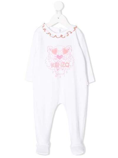 Kenzo Kids комбинезон с оборками и логотипом KQ54013