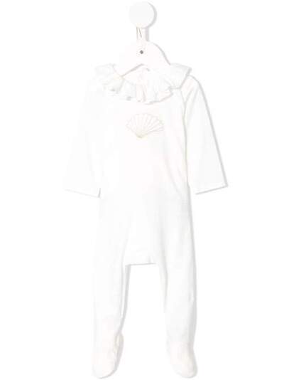 Chloé Kids комбинезон с нашивкой C97248117