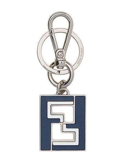 Fendi брелок для ключей с логотипом 'FF' 7AR657A1WN