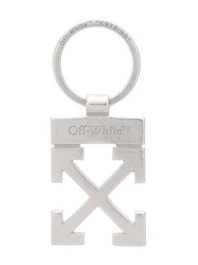 Off-White брелок с логотипом OMZG021E20MET0017800