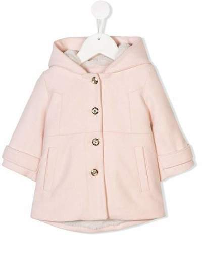 Chloé Kids faux fur lined coat C06083438