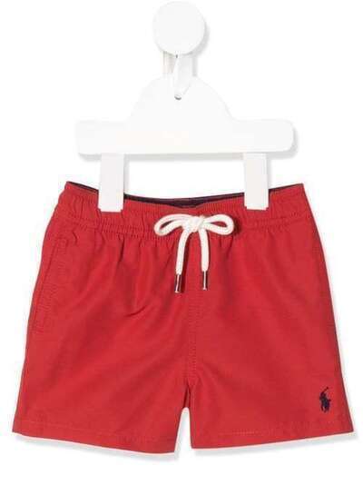 Ralph Lauren Kids плавки-шорты с вышитым логотипом 320785582