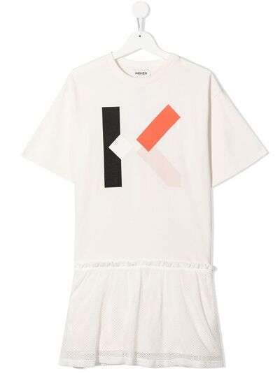 Kenzo Kids платье с логотипом